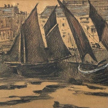 Francis Garat (1853–1914) - Marine - Barques de pêche à