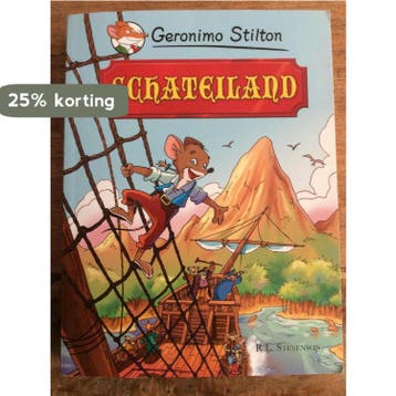 Schateiland - Geronimo Stilton & Robert Louis Stevenson &, Boeken, Verzenden, Gelezen, De Wakkere Muis