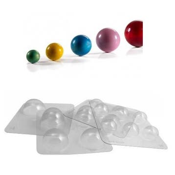 Chocolade Holvormen halve bol set/16 (Ø5 t/m Ø9cm), Hobby en Vrije tijd, Taarten en Cupcakes maken, Verzenden, Nieuw