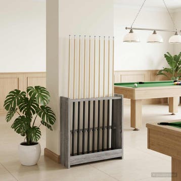 vidaXL Biljartkeu standaard Bewerkt hout 60 x 20 x 57 cm, Sport en Fitness, Verzenden, Nieuw