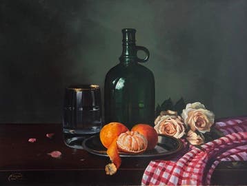 Turan Duyar - The Green Jug and Tangerines