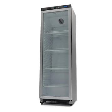 Koelkast - 400 L - Zwart - met Glazen Deur - Refurbished, Zakelijke goederen, Horeca | Keukenapparatuur, Verzenden, Nieuw in verpakking
