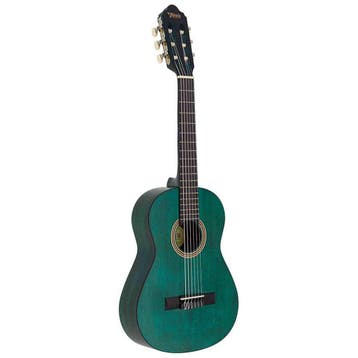 Valencia VC202TBU Klassieke Gitaar 1/2 Blue Satin, Ophalen of Verzenden, Nieuw