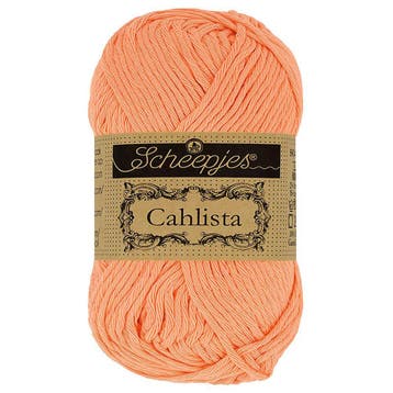 Scheepjes Cahlista - 524 apricot - Katoen Garen, Ophalen of Verzenden, Nieuw
