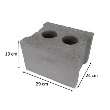 BIA betonblokken 29x24x19cm, Verzenden, Nieuw, Beton