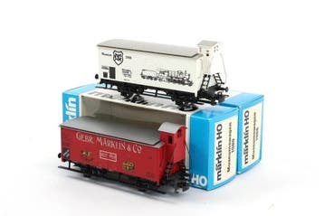Märklin H0 - 1988/1989 - Modeltrein goederenwagon (2) -, Nieuw