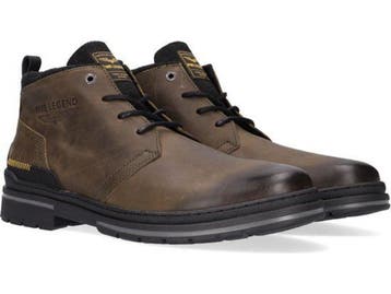 PME Legend Fleetman - Heren Veterschoenen - Khaki Leer -, Verzenden, Nieuw