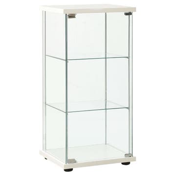 Displaykast wit - 3 Lagen | Laatste Stuk!, Met plank(en), Minder dan 50 cm, Gebruikt, Ophalen of Verzenden