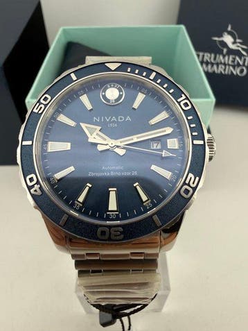Nivada - 1926 Bullet Series Military Automatic Watch DATE, Nieuw