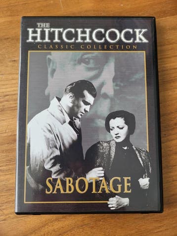 DVD - Sabotage - The Hitchcock Classic Collection, Cd's en Dvd's, Dvd's | Thrillers en Misdaad, Vanaf 12 jaar, Verzenden, Gebruikt