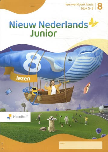 groep 8 blok 5-8 / Nieuw Nederlands Junior / leerwerkboek, Boeken, Verzenden, Zo goed als nieuw
