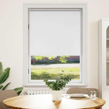 vidaXL Rolgordijn verduisterend 84,4 x 175 cm stofbreedte 80, Verzenden, Nieuw, Wit