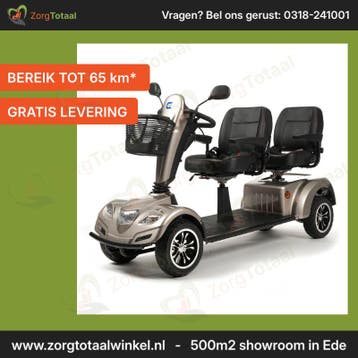 DUO Scootmobiel Vermeiren Carpo Limo - 2-persoons uitvoering, Ophalen of Verzenden, Nieuw, Vermeiren