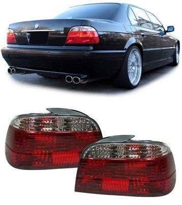 Achterlichten rood/wit kristal passend voor BMW 7 serie E38, Verzenden, Nieuw