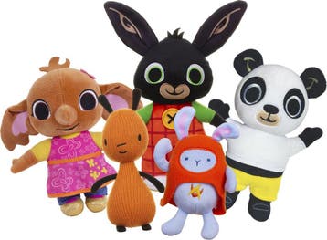 BING - Bing Knuffels - Set van 5 pluchen Knuffels, Ophalen of Verzenden, Nieuw
