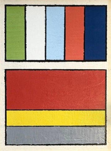 Shozo Hirai (1948-2024) - Composition néoplasticiste