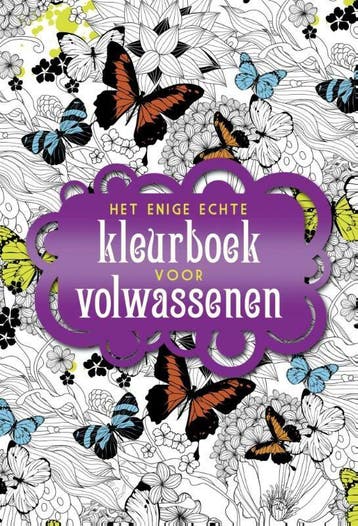 Het enige echte kleurboek voor volwassenen (Goed), Boeken, Stripboeken, Verzenden, Nieuw