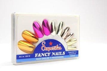 Kunstnagels metallic, Verzenden, Nieuw, Feestartikel