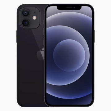 APPLE Iphone 12 128GB Black, Telecommunicatie, Mobiele telefoons | Apple iPhone, Zwart, Refurbished, Ophalen of Verzenden, 8 GB