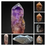 Ijzerchloridekwarts, hematiet-fantoom, amethist scepter &