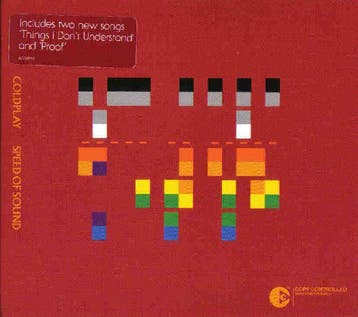 cd single digi - Coldplay - Speed Of Sound, Cd's en Dvd's, Cd Singles, Verzenden, Zo goed als nieuw, Rock en Metal