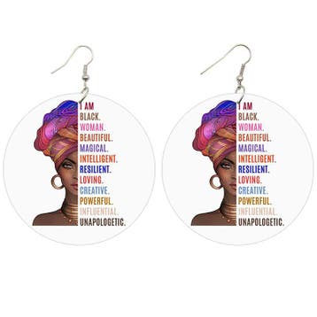 I am Black - Afrikaanse oorbellen, Ophalen of Verzenden, Nieuw