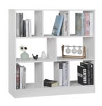 Staande Opbergkast / Boekenkast – 8 Vakken – Roomdivider Wit, Verzenden, 100 tot 150 cm, Nieuw, 50 tot 100 cm