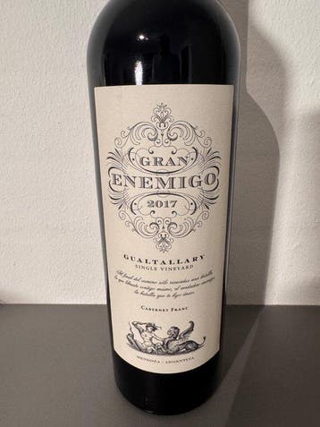2017 Gran Enemigo Gualtallary - Mendoza - 1 Fles (0,75, Nieuw