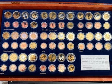 Vaticaan, Malta, Monaco, Litouwen. Linda coleção de moedas