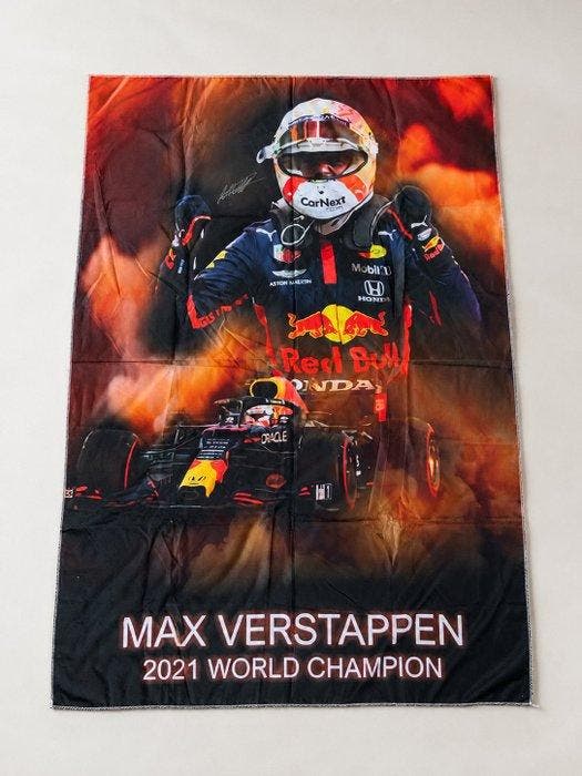 Max Verstappen - vlag, Verzamelen, Automerken, Motoren en Formule 1