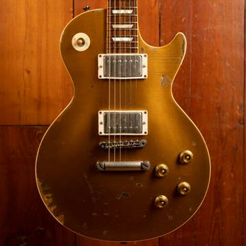 Gibson CS Les Paul 1957 Goldtop - Extreme aging by Nick Page, Muziek en Instrumenten, Snaarinstrumenten | Gitaren | Elektrisch