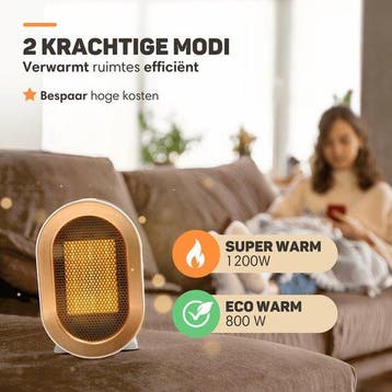 2dekans | Vulpes Goods® Tech - Elektrische Kachel Pro -, Huis en Inrichting, Kachels, Ophalen of Verzenden, Zo goed als nieuw