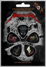 Metallica Plectrum Guitars 5-pack officiële merchandise, Ophalen of Verzenden, Nieuw