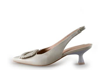 Zinda Slingbacks in maat 38 Wit, Verzenden, Wit, Zo goed als nieuw, Zinda