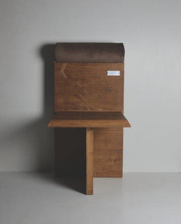 Studio Greca - Stoel - C26 - Hout, Fluweel - 25 Beperkte