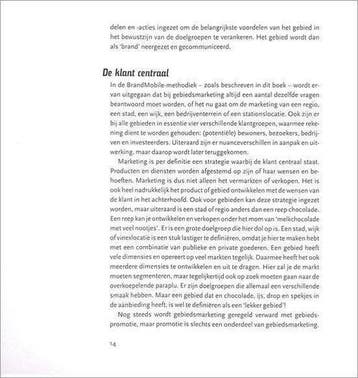 Gebiedsmarketing, Ophalen of Verzenden, Nieuw