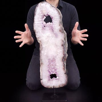 Amethist - 61x18x15 cm - Geode- 8.9 kg, Verzamelen