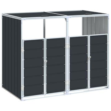 Kliko ombouw 144x81cm antraciet | Tweedekansje | OP=OP, Ophalen of Verzenden, Zo goed als nieuw, Metaal, Containerberging