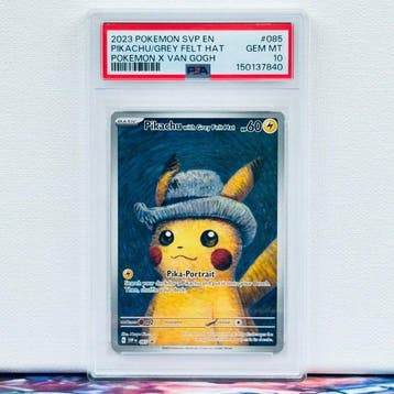 Pokémon Graded card - PIKACHU GREY FELT HAT #085 - Pokémon -, Nieuw