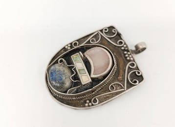 Lapis lazuli - Zilver - Hanger - 0,925
