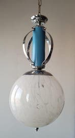 Lamp - Metaal, Glas, Antiek en Kunst, Antiek | Lampen