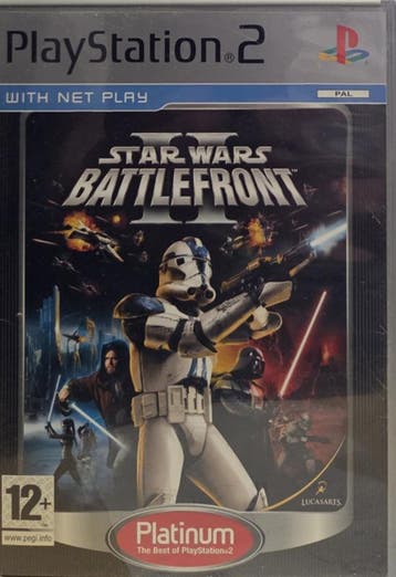 Star Wars Battlefront II platinum (ps2 used game), Ophalen of Verzenden, Zo goed als nieuw
