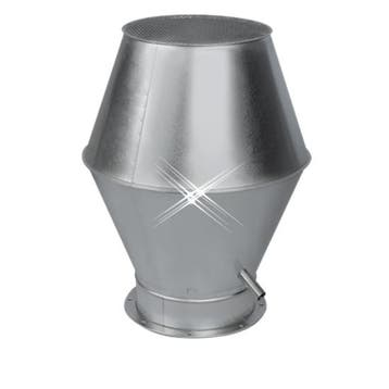 Aluminium deflectorkap 300 mm, Doe-het-zelf en Verbouw, Ventilatie en Afzuiging, Verzenden, Nieuw