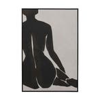 *WOONWINKEL* Kare Design Nude Lady Schilderij Vrouw Beige Zw, Verzenden, Nieuw
