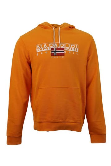 Napapijri Hoodie in maat L Oranje, Verzenden, Zo goed als nieuw, Overige kleuren, Napapijri