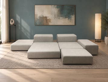 NIEUW Living Divani Extra Wall Modulaire Bank + GARANTIE, Huis en Inrichting, Design Bank Bankstel Zetel Hoekbank Living Divani