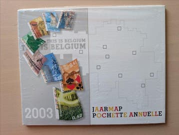 België 2003 - België - Belgie - De jaarlijkse pochette in de, Gestempeld