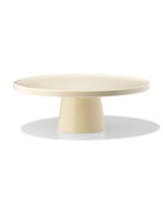 HEMA Taartplateau Ø28cm Knap new bone china geel, Verzenden, Nieuw