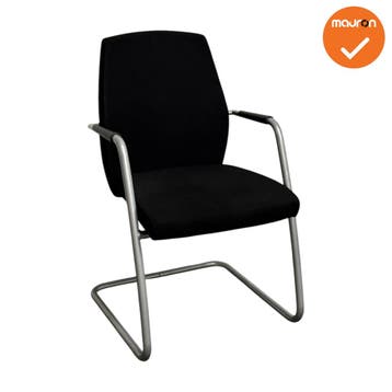 Sitland - Vergaderstoel - Zwart (Vergaderstoelen), Vergader- of Presentatieruimte, Ophalen of Verzenden, Gebruikt, Stoel