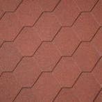 IKO shingle Superglass Hex Tile Red (10) - 2,00 m2, Ophalen of Verzenden, Nieuw